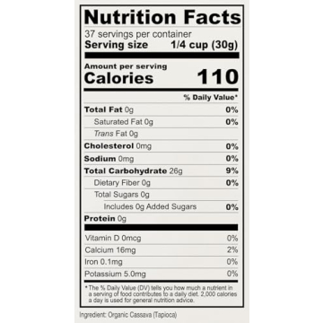 Anthony's Organic Tapioca Flour for Gluten-Free Cooking