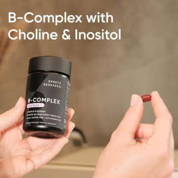 Sports Research Vegan B Complex - Energy & Wellness Support