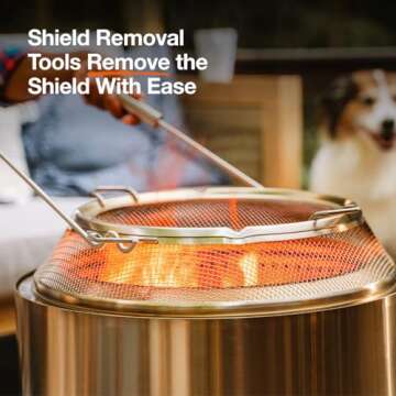 Solo Stove Bonfire Shield - Ultimate Stainless Steel Fire Safety