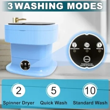 Mini Portable Washing Machine for Travel & Home