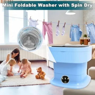 Mini Portable Washing Machine for Travel & Home