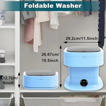 Mini Portable Washing Machine for Travel & Home
