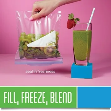 Ziploc Professional Freezer Bags 2 Gallon Double Zipper