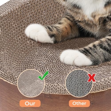 ComSaf Cat Scratcher Bed for Happy Indoor Cats