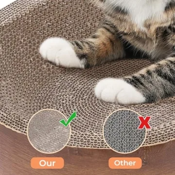 ComSaf Cat Scratcher Bed for Happy Indoor Cats