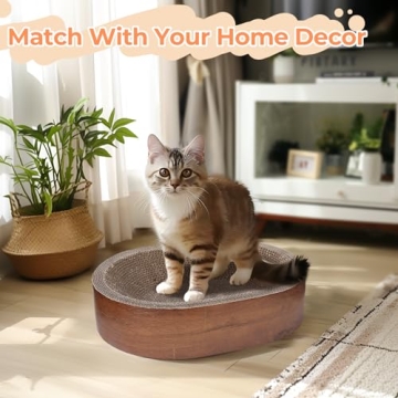 ComSaf Cat Scratcher Bed for Happy Indoor Cats