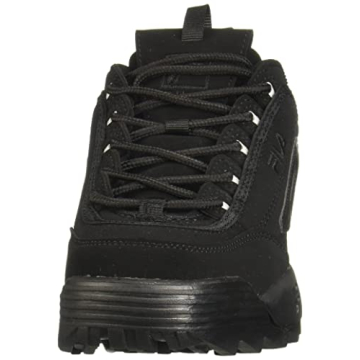 Fila Disruptor II Kids Sneaker Triple Black Size 4.5 M US