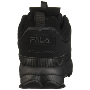Fila Disruptor II Kids Sneaker Triple Black Size 4.5 M US