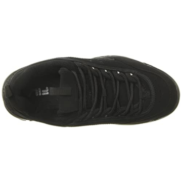 Fila Disruptor II Kids Sneaker Triple Black Size 4.5 M US
