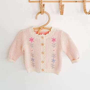 Trendy Embroidered Baby Cardigan for Stylish Kids