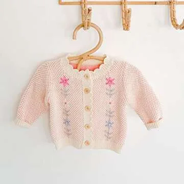 Trendy Embroidered Baby Cardigan for Stylish Kids