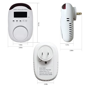 WESHLGD CO Detector with LED Display and Voice Alert