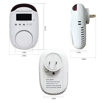 WESHLGD CO Detector with LED Display and Voice Alert