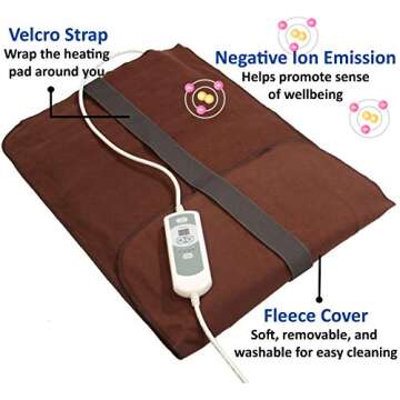 Extra Large Digital Moist Heating Pad for Muscle Relief