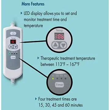 Extra Large Digital Moist Heating Pad for Muscle Relief