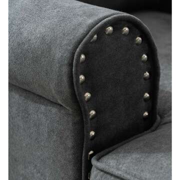 BEEY Cozy Chaise Lounge - Upholstered Sleeper Chair