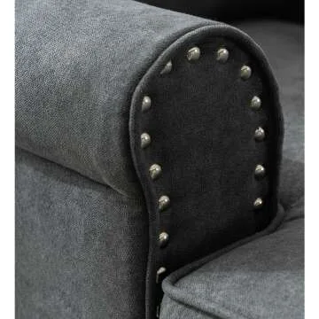 BEEY Cozy Chaise Lounge - Upholstered Sleeper Chair