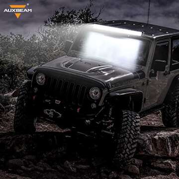 Auxbeam 30 inch LED Light Bar 198W Light Bar Combo with 66pcs 3W Led Chips Driving Light for Off-Road Truck 4x4 Military Mining Boating Farming and Heavy Equipment