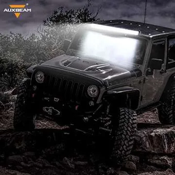 Auxbeam 30 inch LED Light Bar 198W Light Bar Combo with 66pcs 3W Led Chips Driving Light for Off-Road Truck 4x4 Military Mining Boating Farming and Heavy Equipment