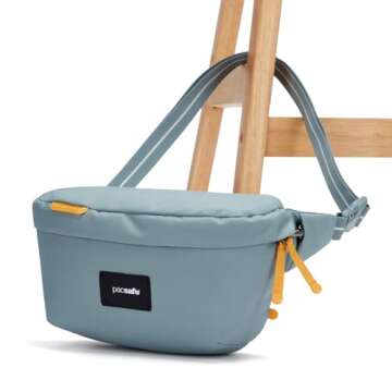 Pacsafe Go Anti Theft Sling Pack in Fresh Mint