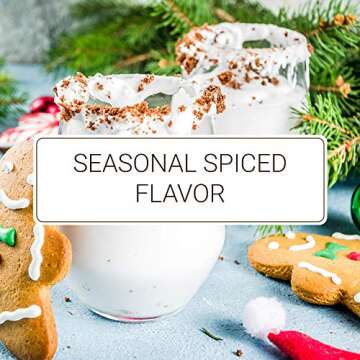 Monin - Gingerbread Syrup, Hint of Nutmeg and Cinnamon, Natural Flavors, Great for Lattes, Mochas, Sodas, and Cocktails, Non-GMO, Gluten-Free (750 ml)