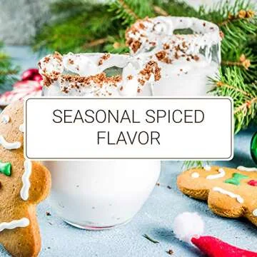 Monin - Gingerbread Syrup, Hint of Nutmeg and Cinnamon, Natural Flavors, Great for Lattes, Mochas, Sodas, and Cocktails, Non-GMO, Gluten-Free (750 ml)