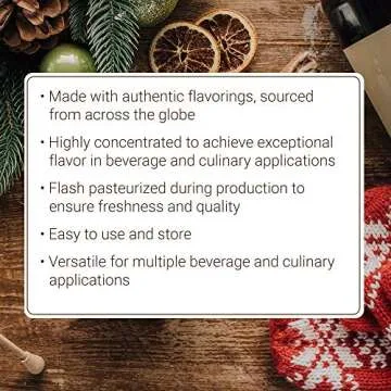 Monin - Gingerbread Syrup, Hint of Nutmeg and Cinnamon, Natural Flavors, Great for Lattes, Mochas, Sodas, and Cocktails, Non-GMO, Gluten-Free (750 ml)