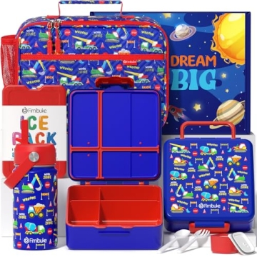 Fimibuke Kids Bento Lunch Box - Perfect for Ages 3-12