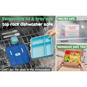 Fimibuke Kids Bento Lunch Box - Perfect for Ages 3-12