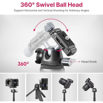 ULANZI MT-47 Aluminum Mini Tripod for DSLR & Smartphones