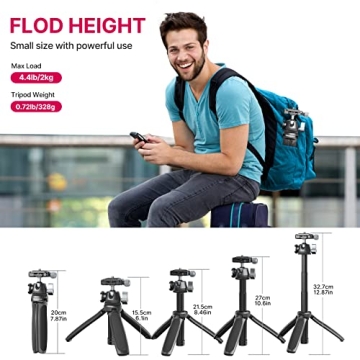 ULANZI MT-47 Aluminum Mini Tripod for DSLR & Smartphones