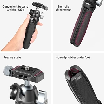 ULANZI MT-47 Aluminum Mini Tripod for DSLR & Smartphones