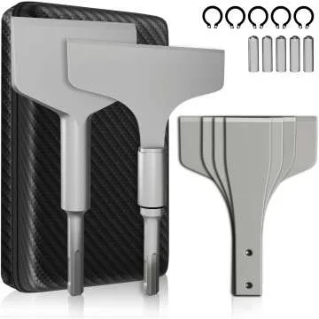 Chisel Set with SDS+ Shanks & 4 Blades for Home Improvement