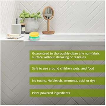 Earth Brite All Purpose Cleaner 2-Pack – Clay Bar Cleans Stoves, Bathrooms, and All Hard Surfaces – 100% Natural Cleaning Product