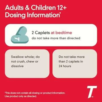 Tylenol PM Nighttime Pain Reliever & Sleep Aid Caplets