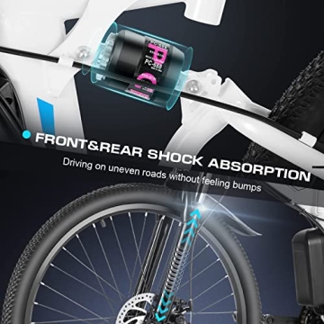 Vivi Folding Electric Bike for Adults 750W Motor