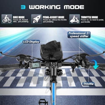 Vivi Folding Electric Bike for Adults 750W Motor