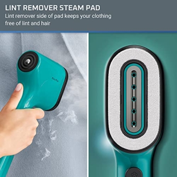 Rowenta, Steamer for Clothes, PurePop Handheld Steamer, 1.5Lbs, 15 Second Heatup, 2.3 Oz Capacity, 1150 Watts, Ironing, Green Clothes Steamer, Vacation Essentials, Travel Must Have, DR2024