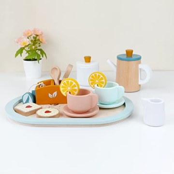 PairPear Wooden Tea Set for Kids: Perfect Gift for Tea Parties