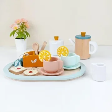 PairPear Wooden Tea Set for Kids: Perfect Gift for Tea Parties