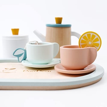PairPear Wooden Tea Set for Kids: Perfect Gift for Tea Parties