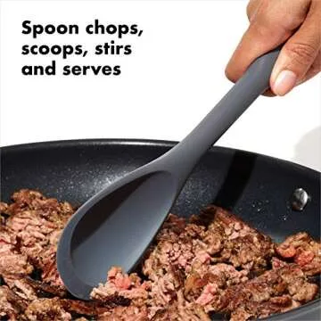 OXO Good Grips 3-Piece Silicone Utensil Set for Cooking