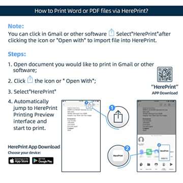 HPRT MT800 Portable Wireless Printer for Travel and Office