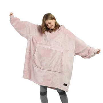 Catalonia Oversized Blanket Hoodie: Cozy Wearable Fleece Pullover for All