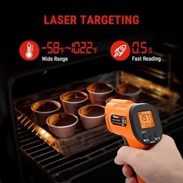 ThermoPro TP30 Laser Thermometer Gun for Accurate Cooking