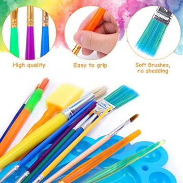 BigOtters 45PCS Kids Painting Set for Creative Fun