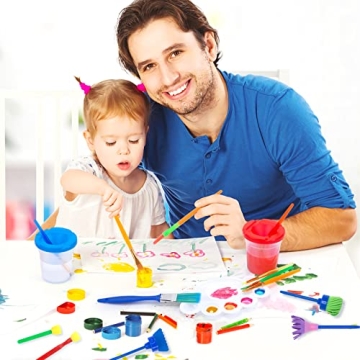 BigOtters 45PCS Kids Painting Set for Creative Fun