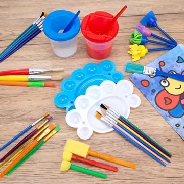 BigOtters 45PCS Kids Painting Set for Creative Fun