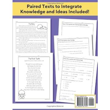 Reading Comprehension Fiction and Nonfiction Practice Workbook for Grade 4: High Interest Reading Pa...