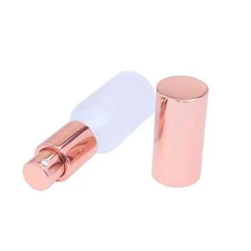 6 Packs Frosted Glass Spray Bottle Travel Spray Bottles Perfume Atomizer Fine Mist Spray Bottles DIY Empty Bottle For Essential Oils,Perfume,Cosmetic Liquids Funnel&dropper Labels Included, 15ml/0.5oz